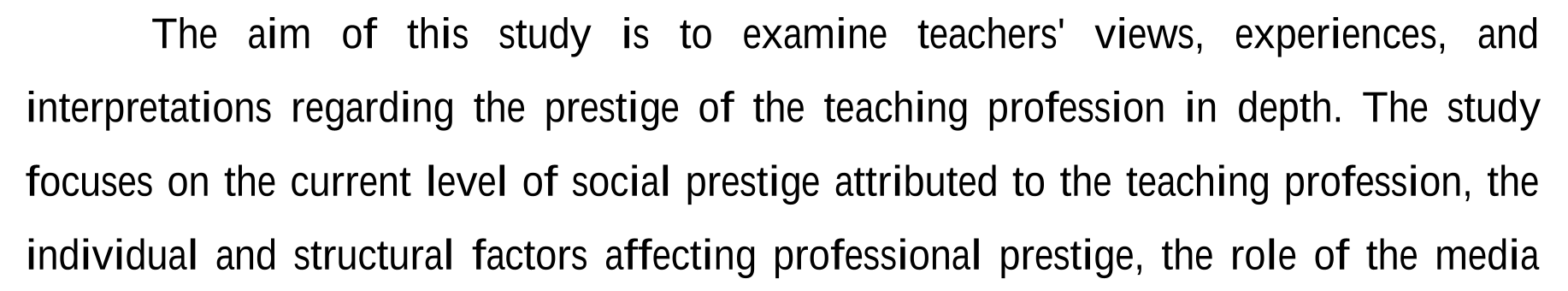 Teachers' views on the prestige of the teaching profession — Figure 3