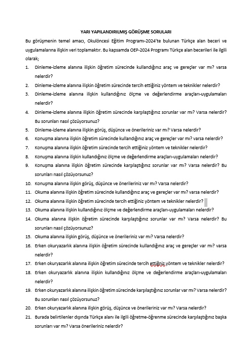 Preschool education program (2024) (OEP-2024): An analysis of preschool teachers’ perspectives on Turkish language skills — Şekil 6