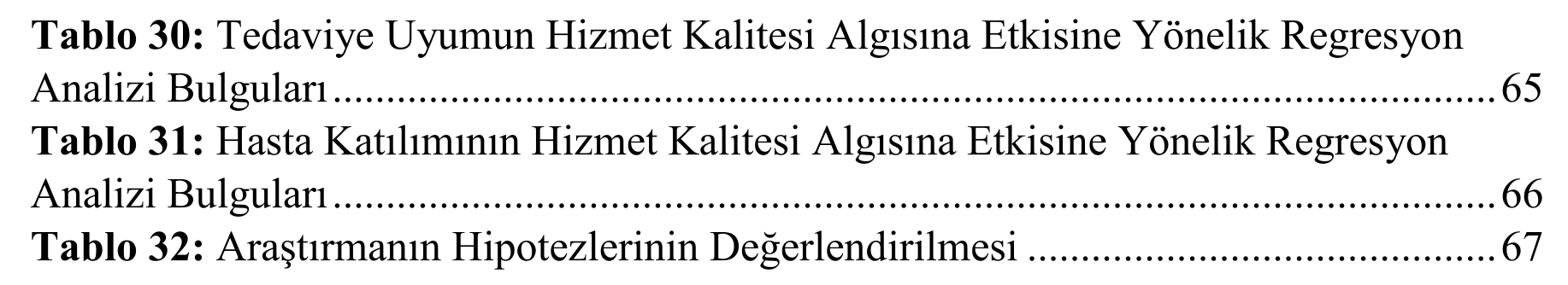 Patient participation in quality context (A field study) — Şekil 4