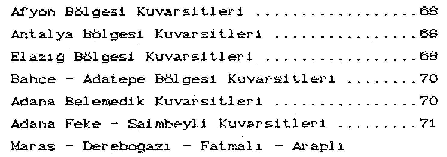 Pendik-Gözdağ kuvarsit işletmeleri ve civarının mühendislik jeolojisi ve işletmeye etki eden faktörler — Figure 5