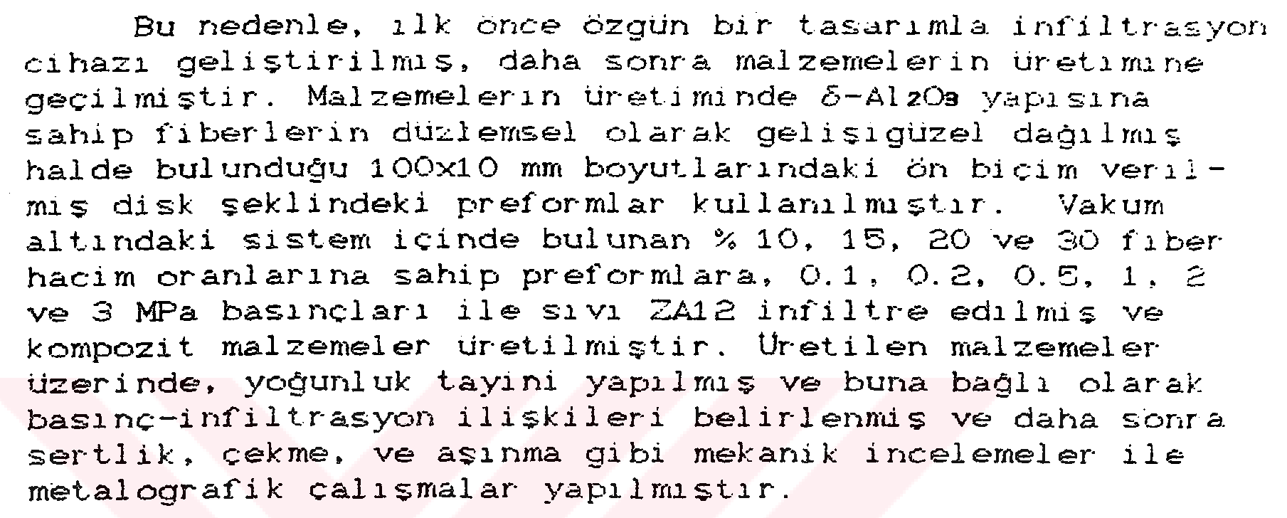 S-allümina (Saffil) takviyeli ZA 12 esaslı kompozit malzemelerin infiltrasyon yöntemi ile üretim ve özelliklerinin incelenmesi — Figure 6