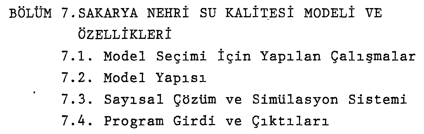 Sakarya nehri havzasında su kalitesi yönetimi — Şekil 6