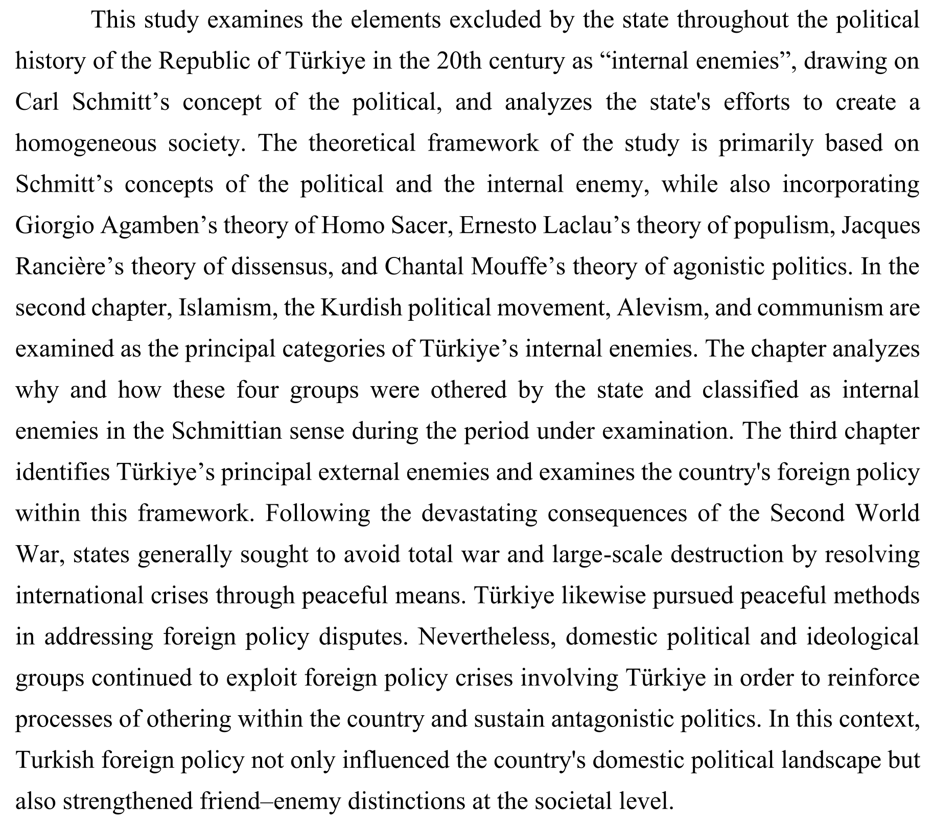Schmittyen perspektifle 20. yüzyıl Türkiye'sinde ideolojik bölünmeler ve devletin toplumu homojenleştirme çabaları — Figure 3