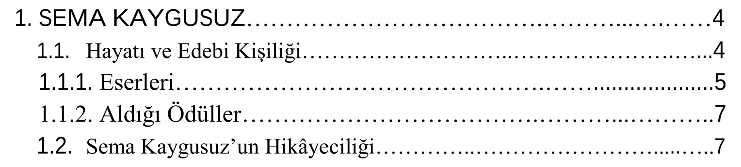 Sema Kaygusuz'un hikâyelerinde modern insanın yalnızlığı — Şekil 5