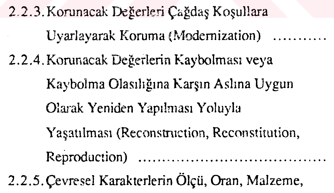 The Development of model for the conservation policy on the historic sites. Sample:Odunpazarı — Figure 4