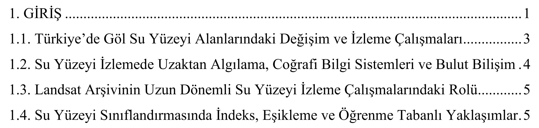 Su gövdelerindeki değişimlerin otomatik olarak tespit edilmesi ve analizi — Şekil 3