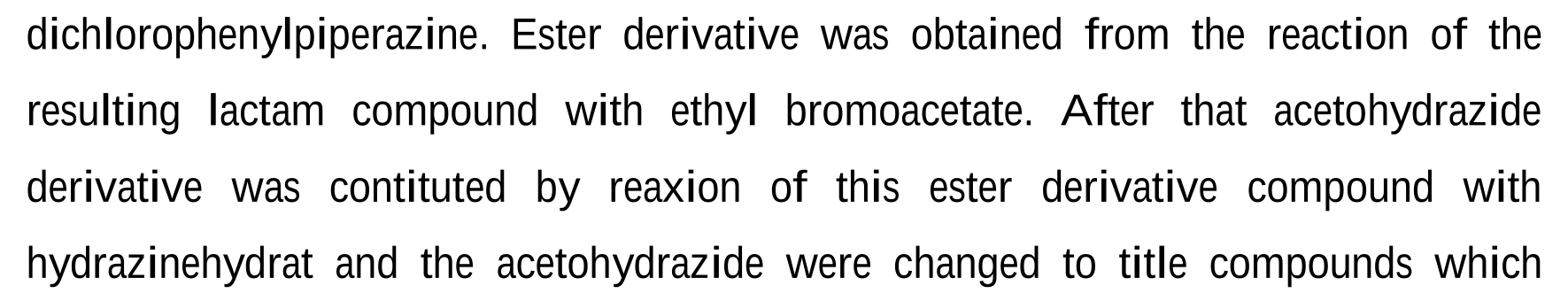 Synthesis and biological activities of some new 6-substituted-3(2H)-pyridazinone-2-acetyl-2-(p-substituted benzalhidrazone) derivatives — Şekil 6