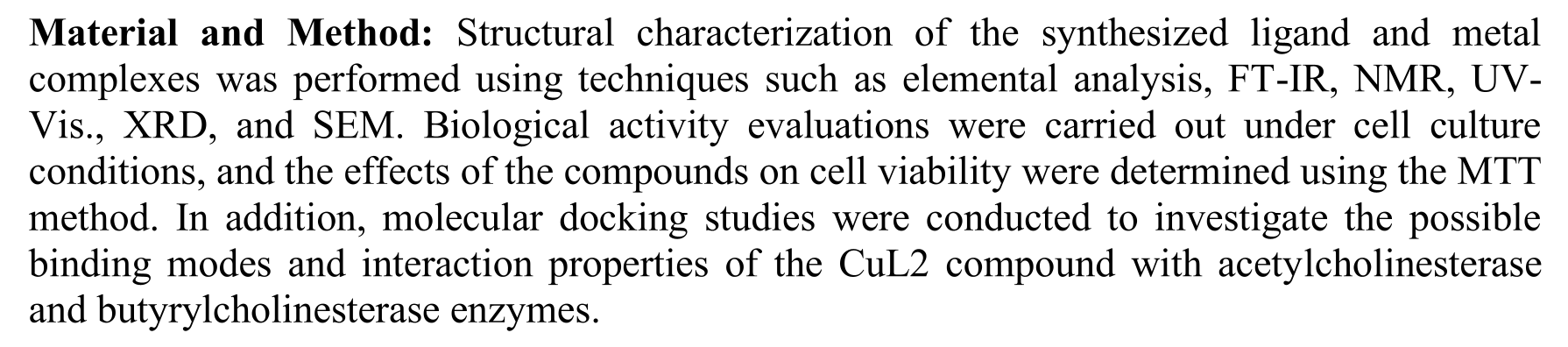 SYNTHESIS, CHARACTERIZATION, AND INVESTIGATION OF BIOLOGICAL ACTIVITIES OF NEW AZOMETHIN COMPOUNDS — Şekil 3