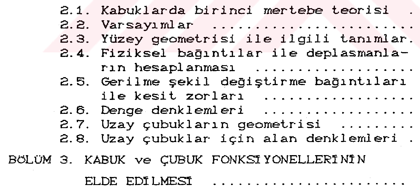 Takviyeli, değişken kesitli silindirik kabukların karışık sonlu eleman yöntemi ile çözümü — Şekil 2
