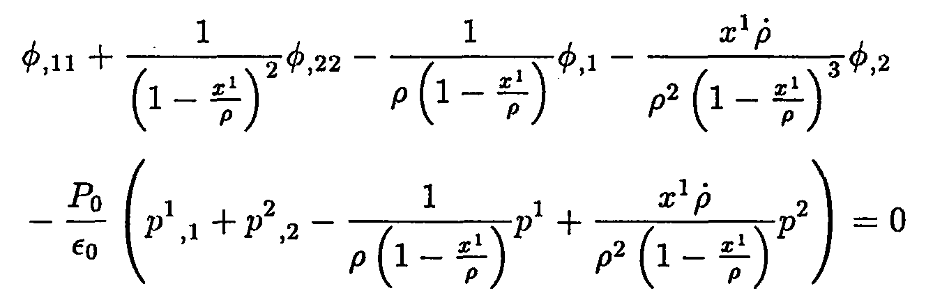 The Solution of boundry layer Equations in the uniaxial crystal — Figure 1