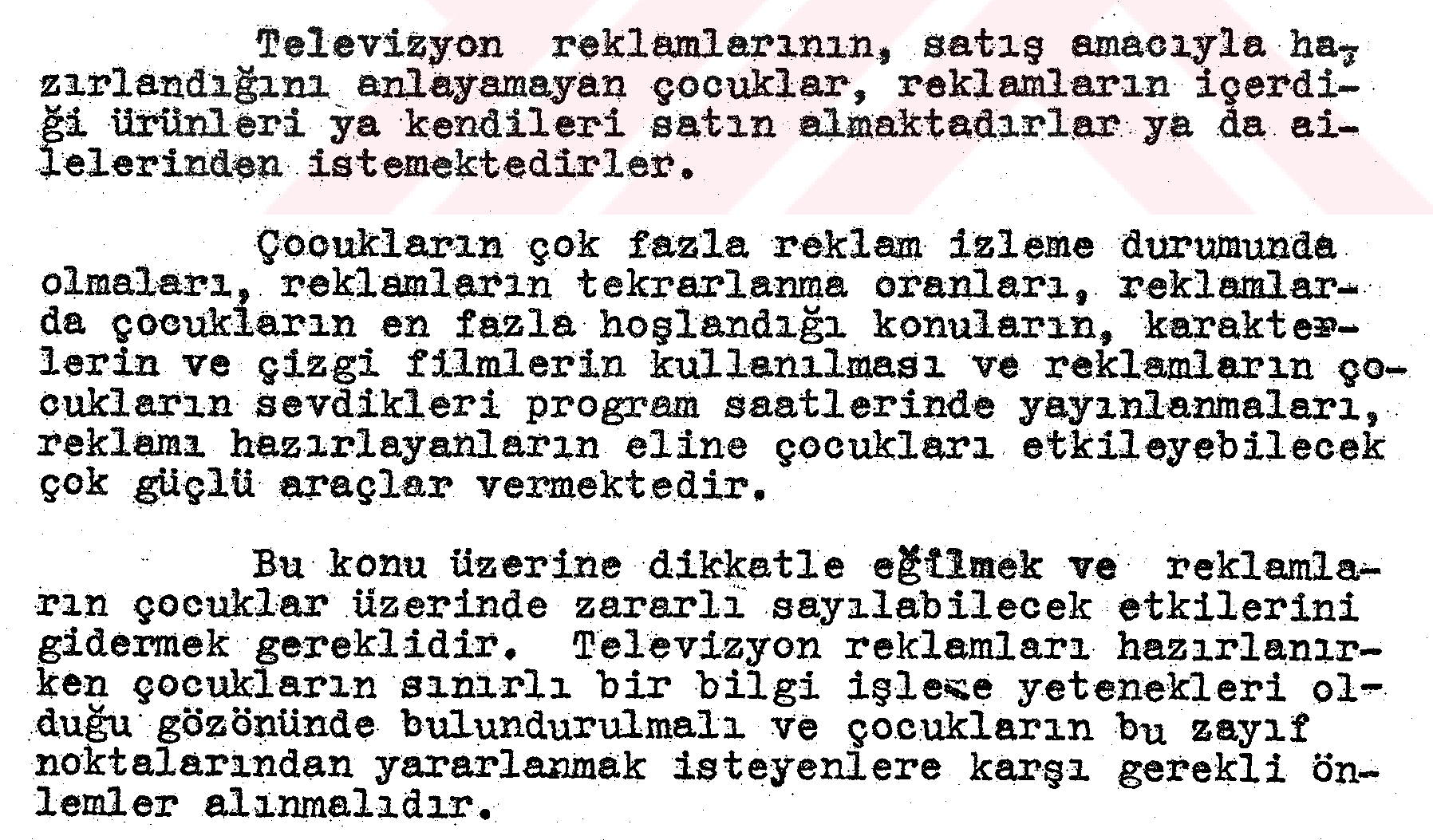 Televizyon reklamlarının çocuklar üzerindeki etkileri — Şekil 2
