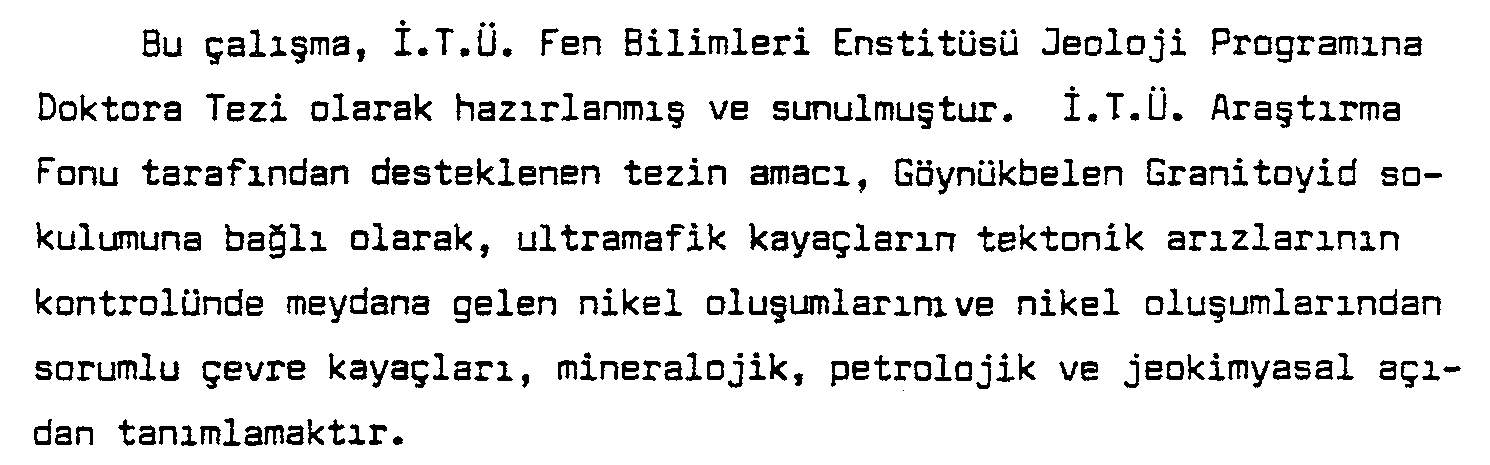 Topuk-Göynükbelen (Orhaneli-Bursa) yöresi nikel oluşumlarının kökensel incelenmesi — Figure 4