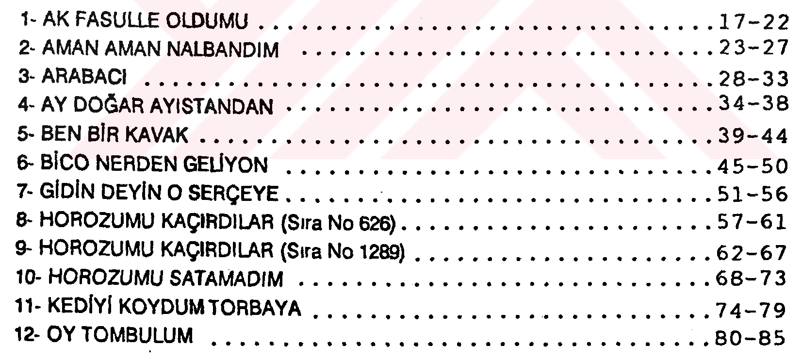 TRT Türk halk müziği repertuarında çocukların söyleyebileceği türkülerin incelenmesi — Figure 2