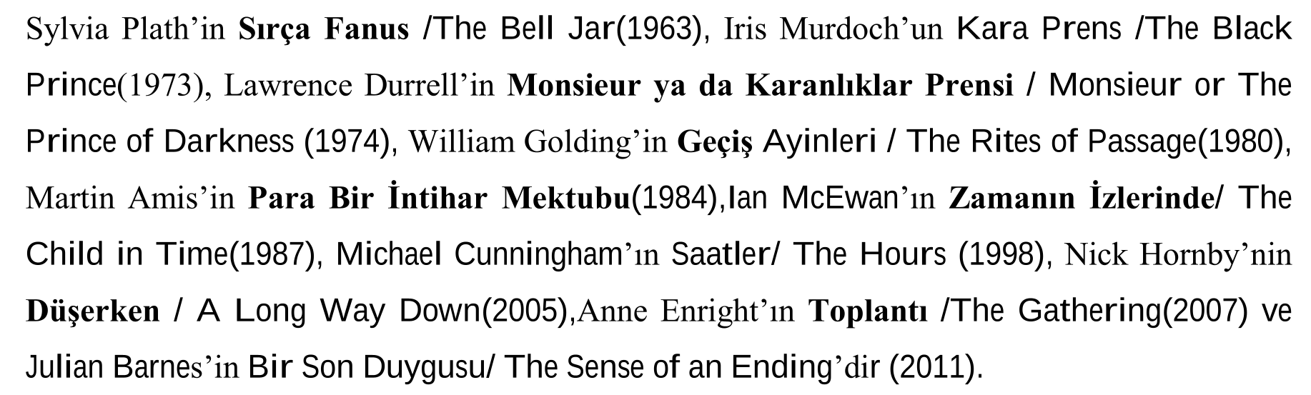 Suicide in the Turkish and British novels (After the second World War) — Figure 2