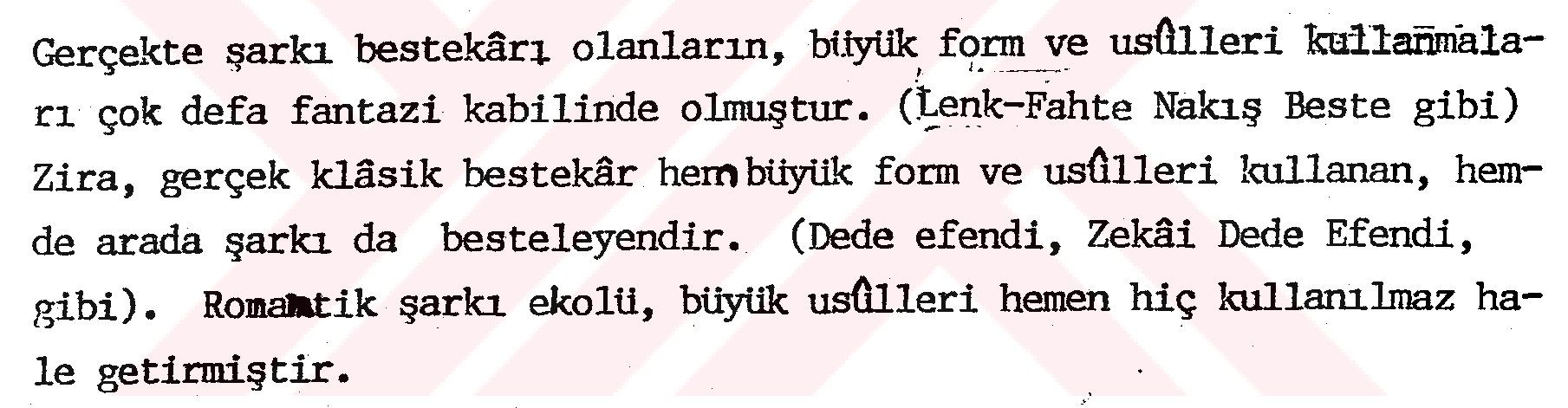 Türk musikisinde kullanılan lenk-fahte usulü ve usulle bestelenen eserler — Figure 3