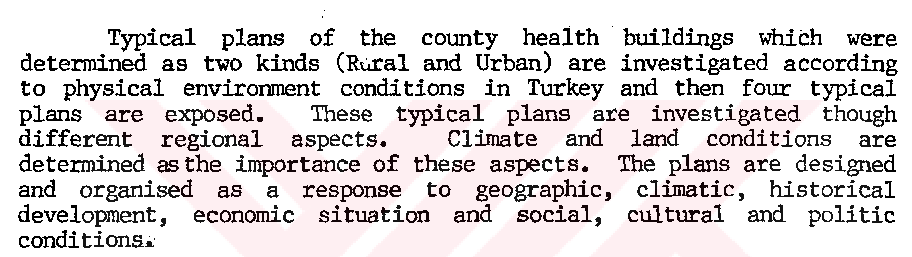 The possibilities of architectural planning of the country health buildings in turkey by prefabricated elements — Figure 2
