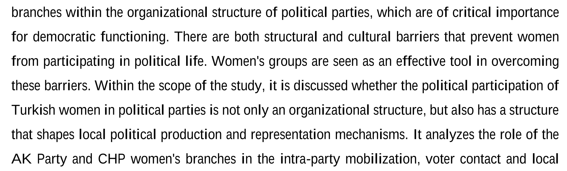 The impact of women’s wings of political parties on women’s political participation in Turkey: A comparative analysis based on the examples of the Güneysu and Ardeşen districts — Figure 5