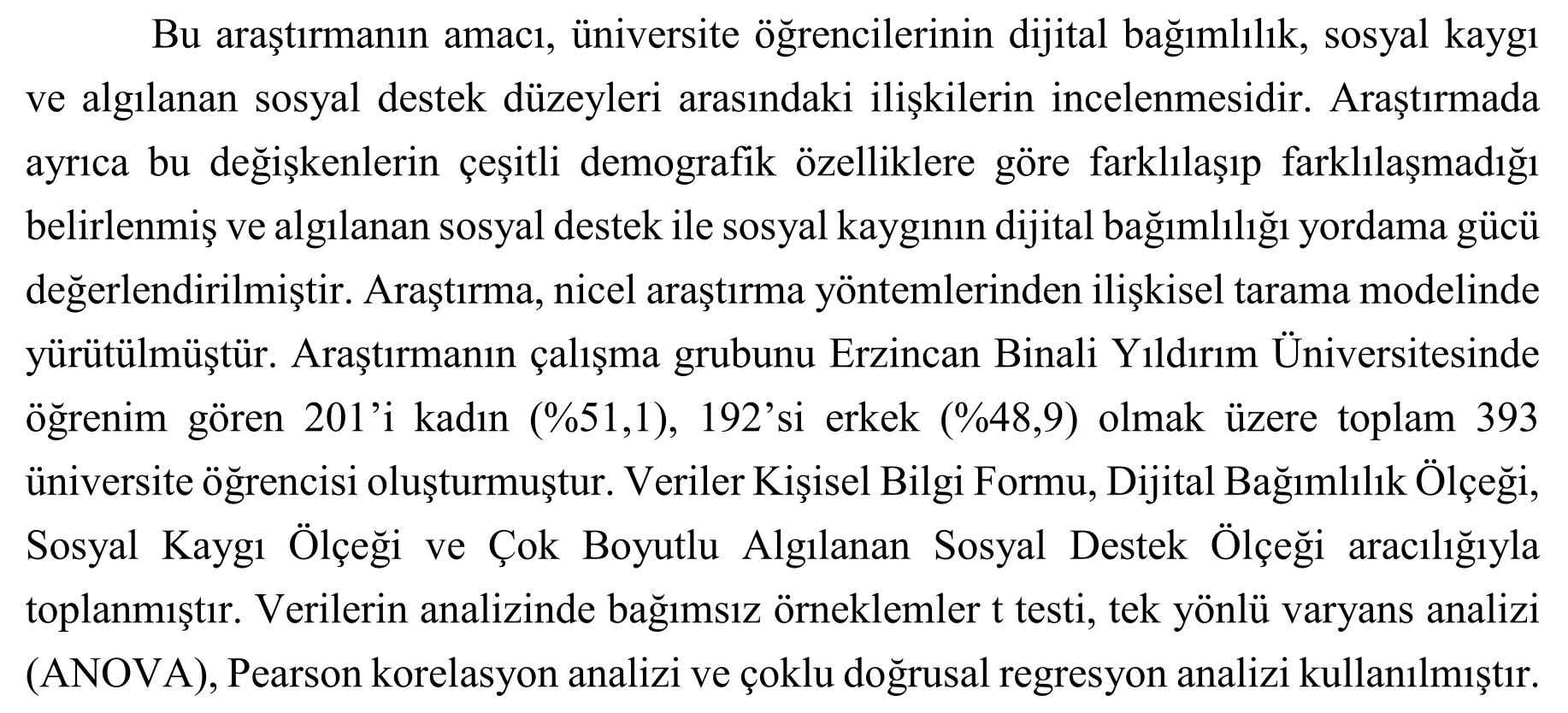 Üniversı̇te öğrencı̇lerı̇nde dı̇jı̇tal bağımlılık, sosyal kaygı ve algılanan sosyal destek arasındakı̇ ilı̇şkı̇sı̇nı̇n incelenmesı̇ — Figure 2