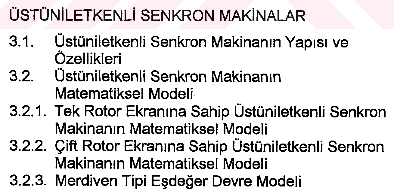 Üstün iletkenli senkron makinalarda kararlılık analizi — Şekil 2