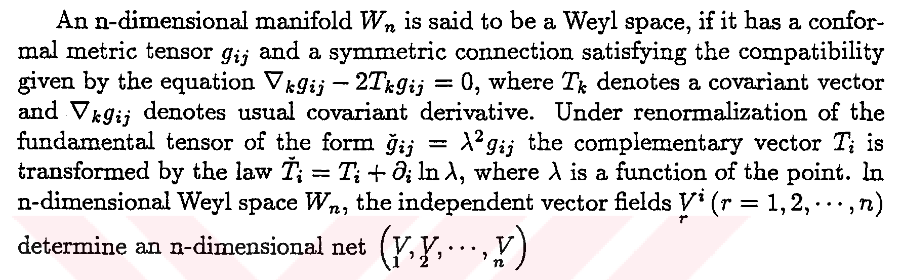 Darboux function in a weyl hypersurface — Şekil 4