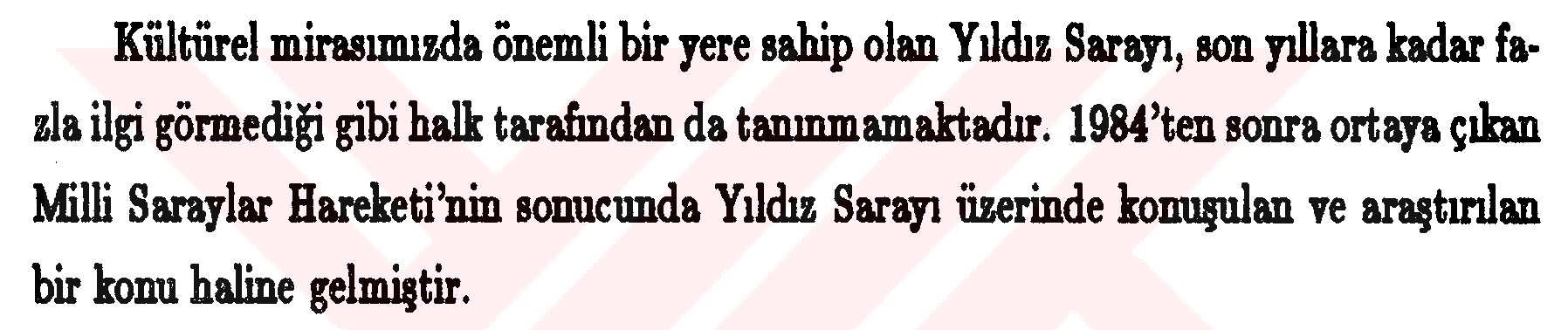 Yıldız Sarayı üzerine yapılan çalışmaların değerlendirilmesi — Şekil 2