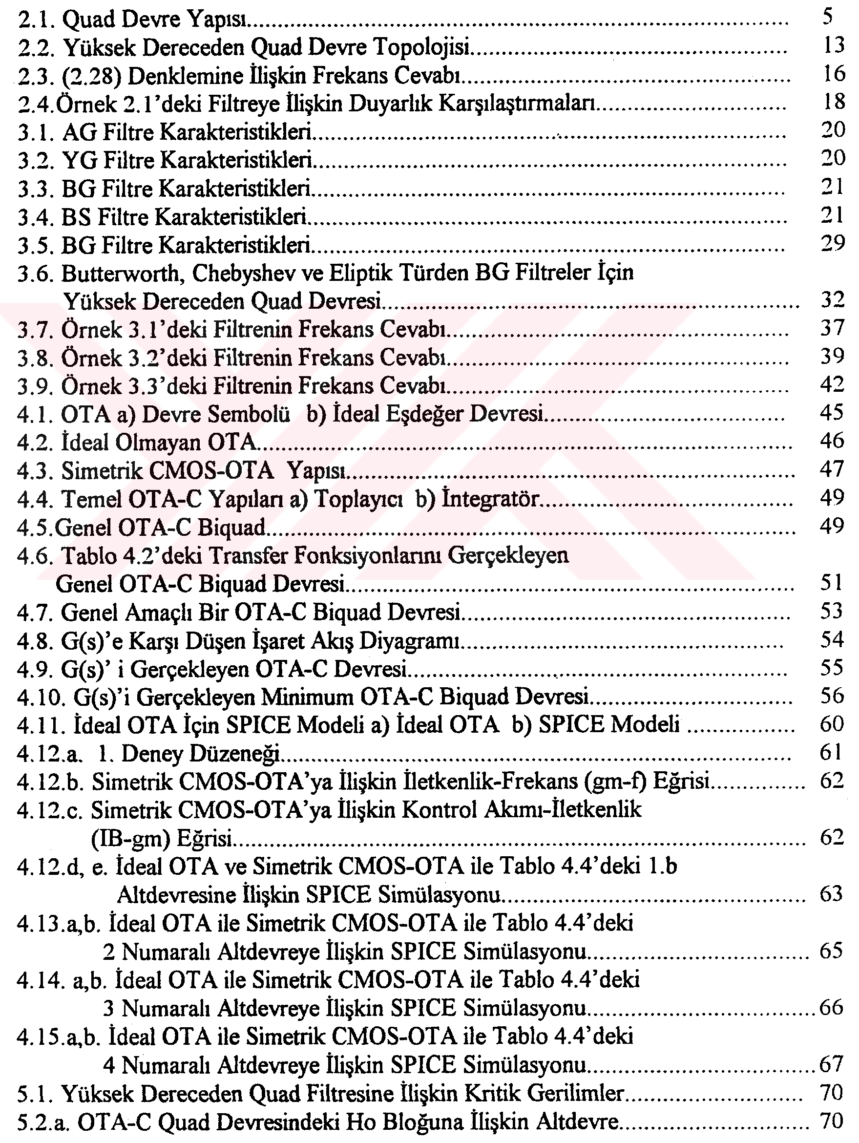 Yüksek dereceden aktif OTA-C filtrelerinin Quad yöntemi kullanarak bilgisayar yardımıyla tasarımı — Figure 6